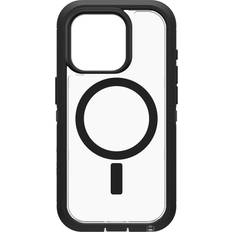 OtterBox Schutzhülle für iPhone 15 Plus und iPhone 14 Plus, Defender Series XT – schwarz, ohne Bildschirm, robust, rastet an MagSafe mit Schlüsselband