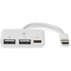 Usb c splitter Nedis Usb-c multi-port adapter splitter hub usb-c™