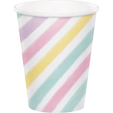 White Paper Cups Creative Converting 24ct Sparkle Unicorn Cups