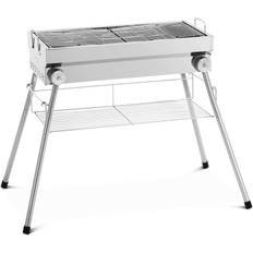 Bois Barbecues au Charbon de Bois Royal Catering Barbecue Au Charbon De Bois Tablette 53 x 26 cm Inox