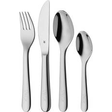 WMF Kinderbesteck-Set, Gravur, 4-teilig, silber