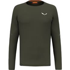 Salewa Pedroc Dry'ton Langarm Herren Shirt - Green Dark Olive