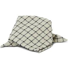 Boel & Jan Noor 40x40 cm Lot De 2 Noir-blanc Cassé Serviette en Tissu Noir, Blanc (40x40cm)
