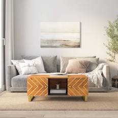 vidaXL Brown and Black 100 x 54 x 40 cm Coffee Table