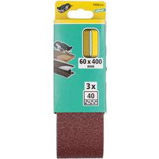 Power Tool Accessories Wolfcraft Schleifband, Körnung: k40, Korund