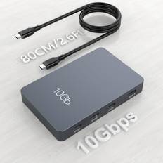 Nordic USB-C Hubb 7port 3xUSB-C