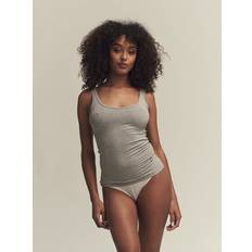 Frank Dandy Linnen Frank Dandy W's Bamboo Top Grey Melange