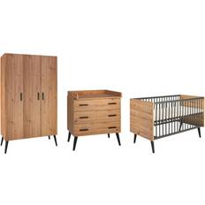 Holz Bücherregale Schardt Morris Oak 3 Door Children's Room Set