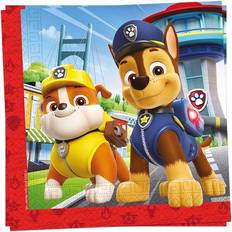 Paw Patrol Feestartikelen Paw Patrol Paper Napkins Paw Patrol Rescue Heroes 20-pack