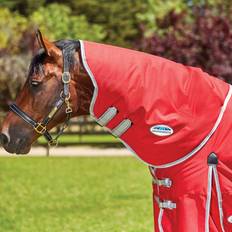 Orange Horse Rugs Weatherbeeta Halsteil Comfitec Classic 0gr Rot-silber in Rot-silber rot-silber, XL