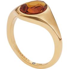 Skagen Ringen Skagen Damesring Sea Glass - Cognac