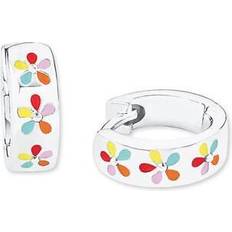 Prinzessin Lillifee Princess Lillifee Creoles Ear jewelry, cm, Multicolor, Flower, Comes in Jewelry Gift Box, 2019686