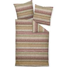 Brown Duvet Covers Janine Feinbiber Bettwäsche Davos 65136 mauve Bettbezug Braun (200x)