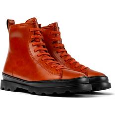 Rojo Botines de Tobillo Camper Brutus Leather Ankle Boots - Red