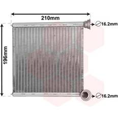 Motorkølere & Intercoolere Van Wezel Heizungskühler Audi Seat Skoda VW