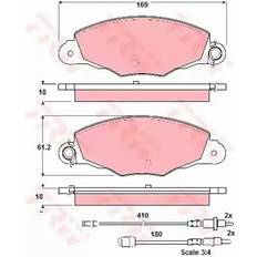 TRW GDB1336 Bremsbelag