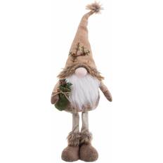 Metalli Korit BigBuy Christmas Doll Goblin Standing White and Beige Basket