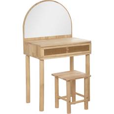 Ensembles de meubles Atmosphera Coiffeuse Et Tabouret Enfant L 55 x P 35 x H 100 cm