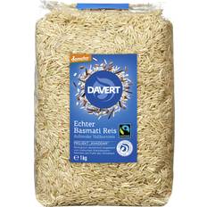 Davert Ægte Basmati Ris Brun Biodynamiske Økologiske