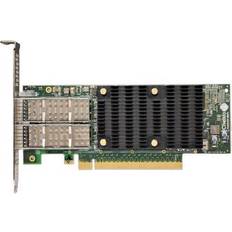 Network card low profile Chelsio T62100-LP-CR Network adapter PCIe 3.0 x16 low profile QSFP28 x 2