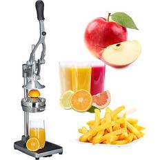 Presse-Citron Manuel Avec Coupe-Pommes 47.5 x 17.5 x 40.5 cm Argent