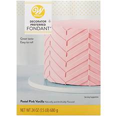 Sugar Pastes Wilton Ready-to-Use Pink Fondant Vanilla Sugar Paste