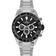 Jacques Lemans Herre Armbåndsure Jacques Lemans Liverpool 1-2140E 48 mm Analog Kvarts Mineralglas Black 48 mm