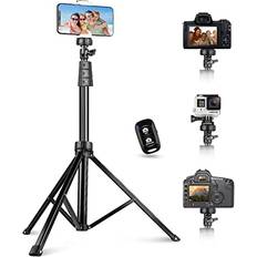 Camera Tripods UBeesize 67" phone tripod&selfie stick camera tripod stand with wireless remo