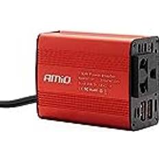 Amio Spændingsomformer 12v/230v 150w/300w 2xusb pi01