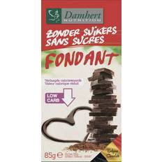 Damhert Fallow Deer Without Sugars Chocolate Tablet Fondant 85g 1Paquet