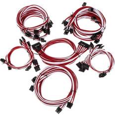 Kabler Super Flower Cable Kit, White-Red