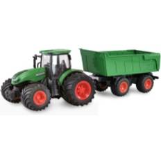 Ferngesteuerte Arbeitsfahrzeuge Amewi Traktor mit Kippanhänger, Grün 1:24, RTR RTR Ready-to-Run