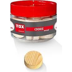 Madera Cortadores de galletas Tox Cookie Wood Cuñas Redondas Madera 50 mm (10 Piezas) Cortador de galletas