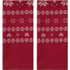 Brown Dishcloths SKL Home Snowflake Winter Dishcloth Brown