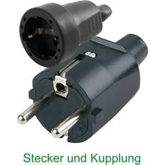 REV Stecker, PVC, grau