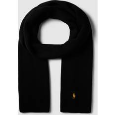 Polo Ralph Lauren Halstørklæde & Sjal Polo Ralph Lauren Signature Pony Wool Scarf - Black