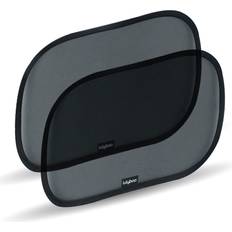 Sun Shade Roller Blinds Lulyboo Car Window Shades for Baby 2 pk Oval Cling Sun Shade, Black