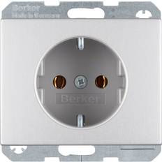 Berker SCHUKO-Steckdose Alu 47157003