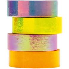 Gelb Bänder Rico Design Tape Set irisierend Pastell 4er Set Bunt