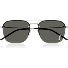 Saint Laurent SL 309 M Ajuste Asiático Para Mujer Plateadas