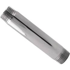 Sewer Pipes Westbrass Westbrass D12106-26 ½” x 6" IPS Brass Pipe Nipple, Polished Chrome