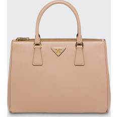 Prada Sacs de courses Prada Galleria grote leren tas dames kalfsleer/metaal OS Wit