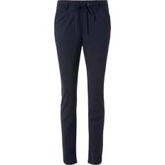 Tom Tailor Bukser Med Lægfolder - Navy