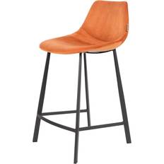 Oranje Barstoelen Depot Set Van 2 Barkrukken Franky Velvet