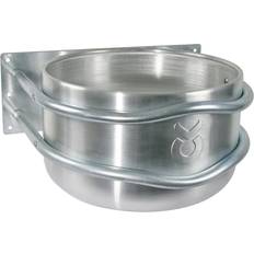 Kæledyr Kerbl Aluminum Feeder With Corner Mounting - Argent