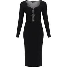 Tom Ford Kjoler Tom Ford Midi In Maglia Con Cut Out-Donna