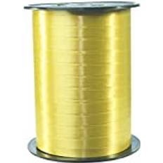 Clairefontaine 601775C Smooth Counter Ribbon Roll Single Reel 7mm x 500m Length Roll, 11.7 x 9.5cm Spool Suitable for Gift Wrapping & Crafting Gold