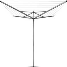 Silver Drying Racks Brabantia Topspinner UV-Resistant Non-Slip Lining - Metallic Grey