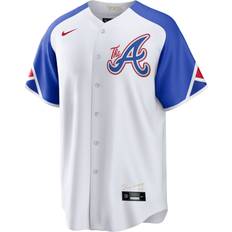 Atlanta braves jersey Nike Men's Atlanta Braves 2023 City Connect Ronald Acuña Jr. #13 Cool Base Jersey