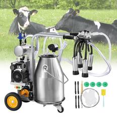 Schokoladenbrunnen VEVOR Ordeíadora Electric Cow Milking Machine 6.6 Gal / 25 L 304 Stainless Steel Bucket